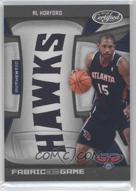 2009-10 Panini Certified - Fabric of the Game - Team Die-Cut #FOG-AH.2 - Al Horford /25