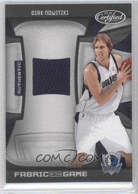 2009-10 Panini Certified - Fabric of the Game #FOG-DN - Dirk Nowitzki /250