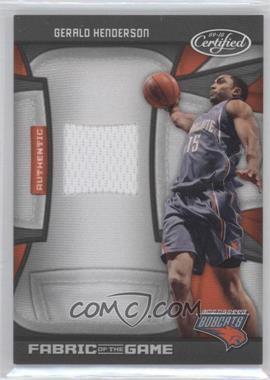 2009-10 Panini Certified - Fabric of the Game #FOG-GH - Gerald Henderson /250