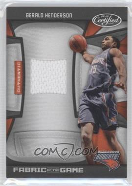 2009-10 Panini Certified - Fabric of the Game #FOG-GH - Gerald Henderson /250