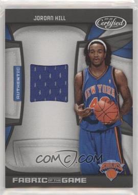 2009-10 Panini Certified - Fabric of the Game #FOG-JH.2 - Jordan Hill /250