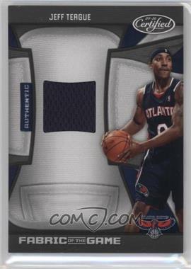 2009-10 Panini Certified - Fabric of the Game #FOG-JT.2 - Jeff Teague /250