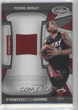 2009-10 Panini Certified - Fabric of the Game #FOG-MB.1 - Michael Beasley /250