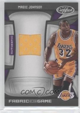 2009-10 Panini Certified - Fabric of the Game #FOG-MJ - Magic Johnson /250