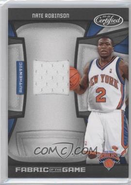 2009-10 Panini Certified - Fabric of the Game #FOG-NR - Nate Robinson /250