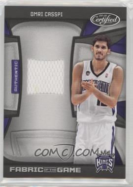 2009-10 Panini Certified - Fabric of the Game #FOG-OC - Omri Casspi /250 [Noted]