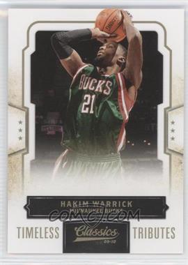 2009-10 Panini Classics - [Base] - Gold Timeless Tributes #50 - Hakim Warrick /50