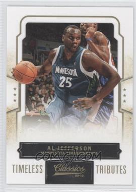 2009-10 Panini Classics - [Base] - Gold Timeless Tributes #55 - Al Jefferson /50