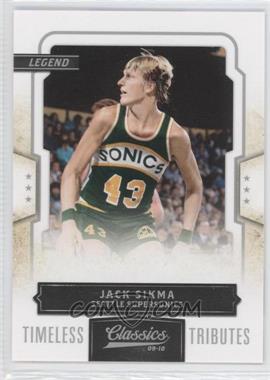 2009-10 Panini Classics - [Base] - Silver Timeless Tributes #142 - Jack Sikma /100