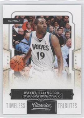 2009-10 Panini Classics - [Base] - Silver Timeless Tributes #185 - Wayne Ellington /100