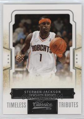 2009-10 Panini Classics - [Base] - Silver Timeless Tributes #70 - Stephen Jackson /100