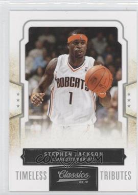 2009-10 Panini Classics - [Base] - Silver Timeless Tributes #70 - Stephen Jackson /100