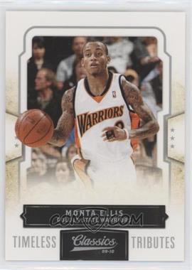 2009-10 Panini Classics - [Base] - Silver Timeless Tributes #84 - Monta Ellis /100