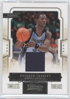 2009-10 Panini Classics - [Base] - Timeless Threads #162 - Hasheem Thabeet /265