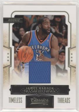 2009-10 Panini Classics - [Base] - Timeless Threads #163 - James Harden /265