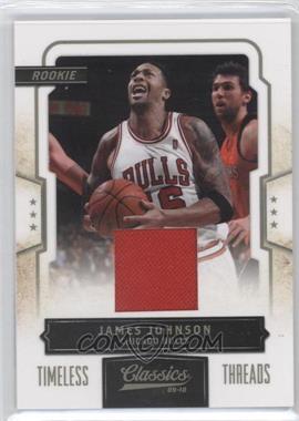 2009-10 Panini Classics - [Base] - Timeless Threads #174 - James Johnson /265