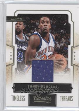 2009-10 Panini Classics - [Base] - Timeless Threads #186 - Toney Douglas /265