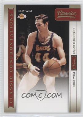 2009-10 Panini Classics - Classic Confrontations - Gold #10 - Jerry West, Oscar Robertson /100