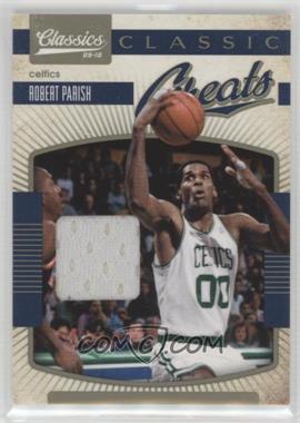 2009-10 Panini Classics - Classic Greats - Jersey #27 - Robert Parish /99