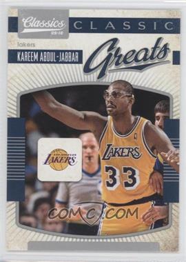 2009-10 Panini Classics - Classic Greats - Silver #16 - Kareem Abdul-Jabbar /250