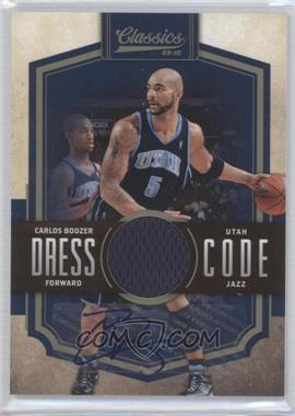 2009-10 Panini Classics - Dress Code - Jerseys Signatures #24 - Carlos Boozer /25