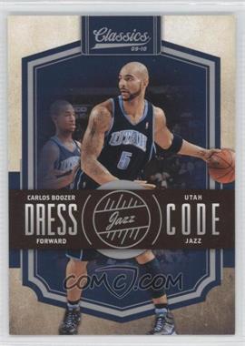 2009-10 Panini Classics - Dress Code - Silver #24 - Carlos Boozer /250