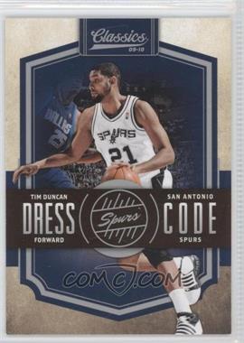 2009-10 Panini Classics - Dress Code - Silver #6 - Tim Duncan /250