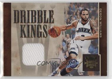 2009-10 Panini Court Kings - Dribble Kings - Memorabilia #4 - Deron Williams /299