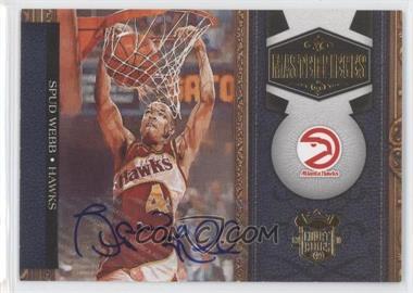 2009-10 Panini Court Kings - Masterpieces - Autographs #11 - Spud Webb /49