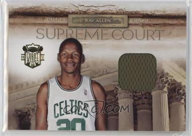 2009-10 Panini Court Kings - Supreme Court - Memorabilia #19 - Ray Allen /299