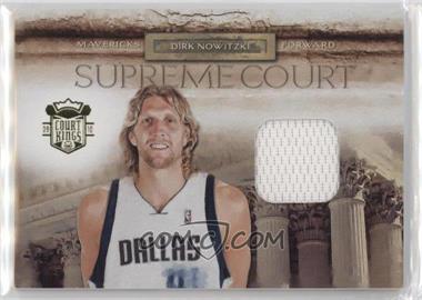 2009-10 Panini Court Kings - Supreme Court - Memorabilia #6 - Dirk Nowitzki /299