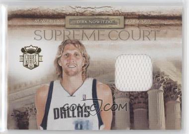 2009-10 Panini Court Kings - Supreme Court - Memorabilia #6 - Dirk Nowitzki /299