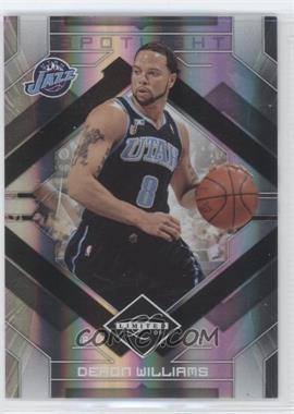 2009-10 Panini Limited - [Base] - Spotlight Silver #77 - Deron Williams /25