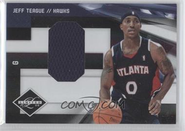 2009-10 Panini Limited - Freshman Jumbo - Jersey Numbers Signatures #18 - Jeff Teague /49 [Noted]