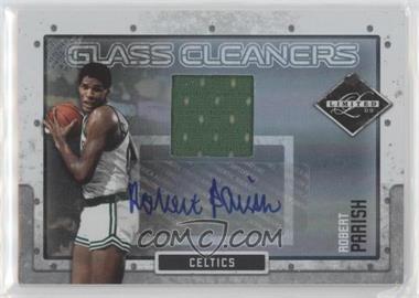 2009-10 Panini Limited - Glass Cleaners - Signature Materials #15 - Robert Parish /25