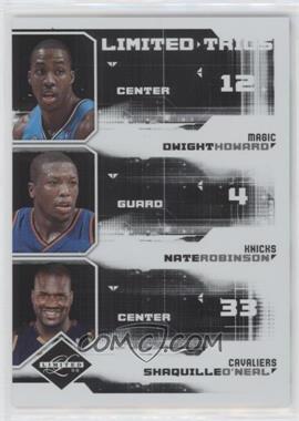 2009-10 Panini Limited - Limited Trios #2 - Dwight Howard, Nate Robinson, Shaquille O'Neal /99