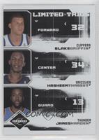 Blake Griffin, Hasheem Thabeet, James Harden #/99