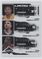 Ron Artest, Carlos Boozer, Elton Brand #/99