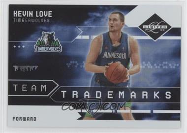 2009-10 Panini Limited - Team Trademarks #12 - Kevin Love /99