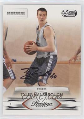 2009-10 Panini Prestige - [Base] - Bonus Shots Black Signatures #163 - Tyler Hansbrough /25