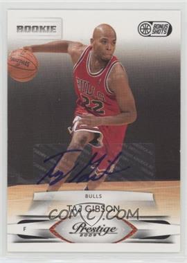 2009-10 Panini Prestige - [Base] - Bonus Shots Black Signatures #226 - Taj Gibson /50