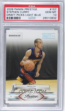 2009-10 Panini Prestige - [Base] - Draft Picks Light Blue #157 - Stephen Curry /999 [PSA 10 GEM MT]