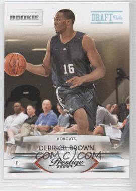 2009-10 Panini Prestige - [Base] - Draft Picks Light Blue #188 - Derrick Brown /999
