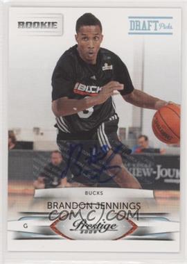 2009-10 Panini Prestige - [Base] - Draft Picks Rights Signatures #160 - Brandon Jennings /100