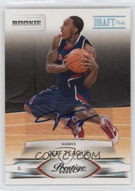 2009-10 Panini Prestige - [Base] - Draft Picks Rights Signatures #169 - Jeff Teague /100