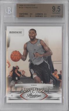 2009-10 Panini Prestige - [Base] #154 - Tyreke Evans [BGS 9.5 GEM MINT]