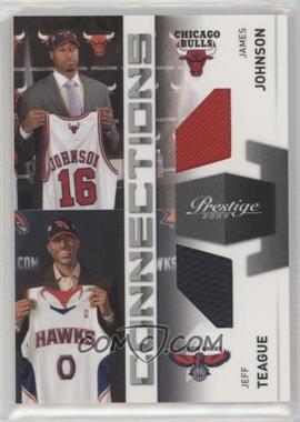 2009-10 Panini Prestige - Connections - Materials #6 - James Johnson, Jeff Teague /250