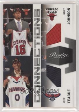 2009-10 Panini Prestige - Connections - Materials #6 - James Johnson, Jeff Teague /250