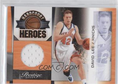 2009-10 Panini Prestige - Hardcourt Heroes - Materials #14 - David Lee /250