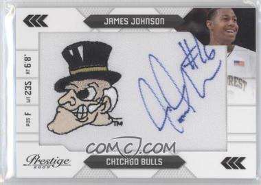 2009-10 Panini Prestige - NBA Draft Class - College Logo Patch Signatures #16 - James Johnson /100